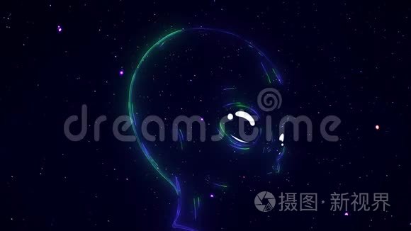 光创造空间中的外星人