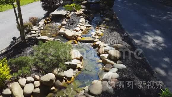 花园水特征级联视频