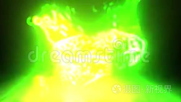 毒铜蛇激光动画灯视频