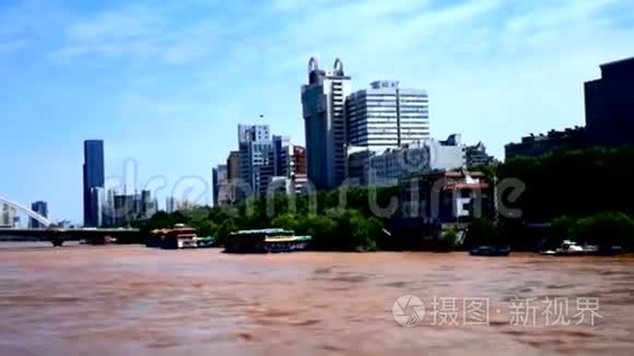 中国长江黄河在西安视频