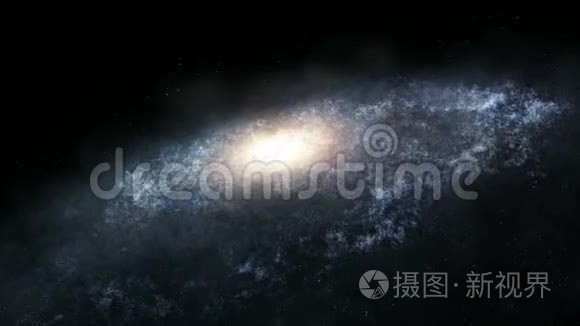 史诗般的星系飞过来视频