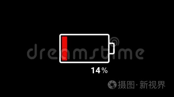 电池充电动画视频