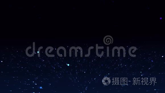 星空背景动画视频