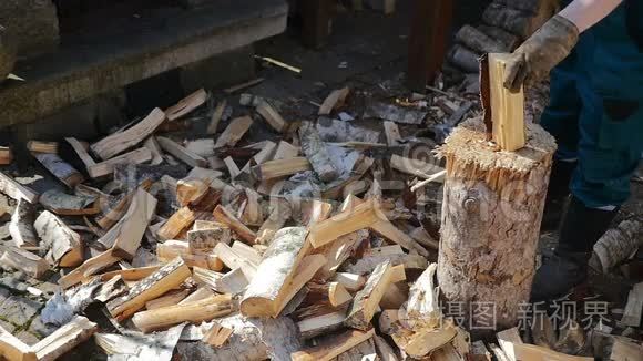 伐木工人视频