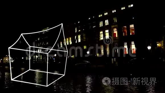 荷兰阿姆斯特丹的灯节视频