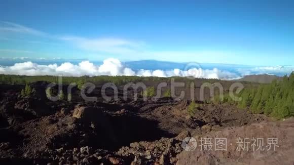 泰德瓦肯地区的山脉全景