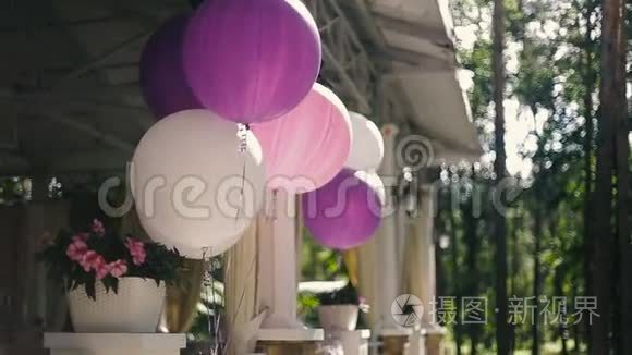 婚礼上的大气球视频