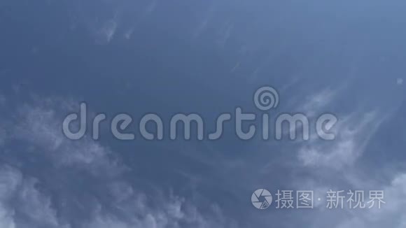 从水中看天空视频