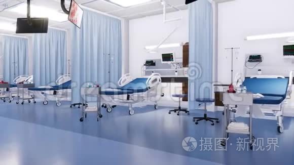 3D急救室无人病床