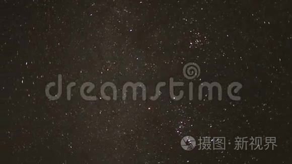 星移过夜空的时间剪辑2