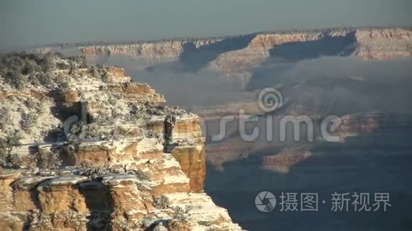 冬天的大峡谷视频