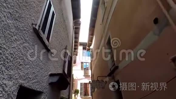 狭窄的意大利古街视频