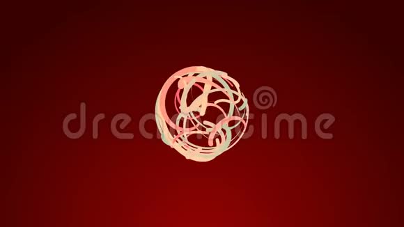 交织缠绕的线短视频