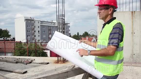 建筑师工作户外视频