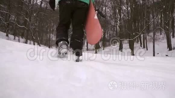 滑雪者沃尔克斯雪坡