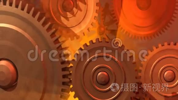 齿轮工业机器视频
