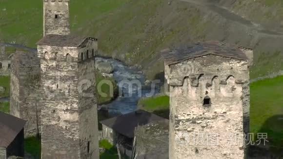 中世纪为防御目的而建的塔视频