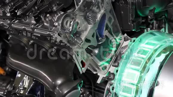 汽车混合动力引擎视频