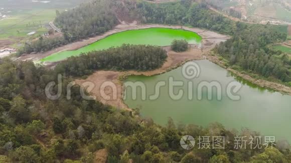 泰拉加沃纳湖在高原迪恩视频