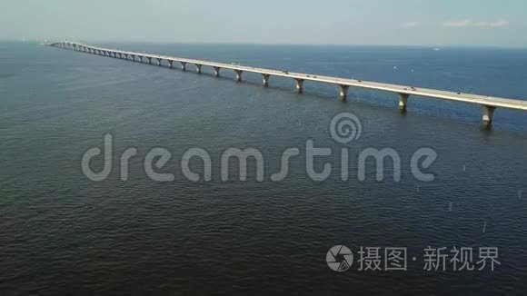 海外高速公路空中跟踪拍摄视频