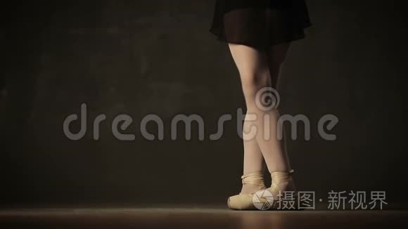 芭蕾舞演员在图图和尖角视频