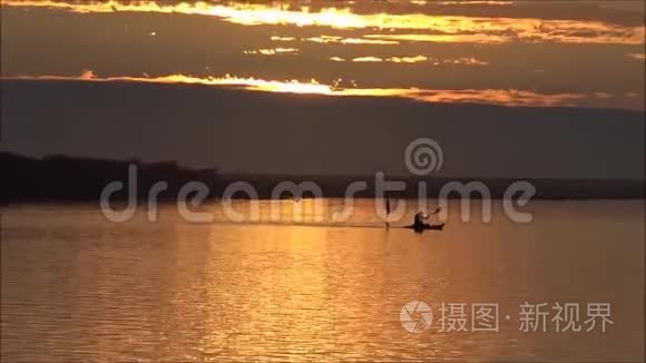 智利圣地亚哥的海景和日落视频