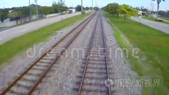 铁轨在运动视频