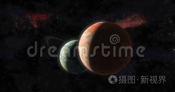 遥远星系中的行星系统视频