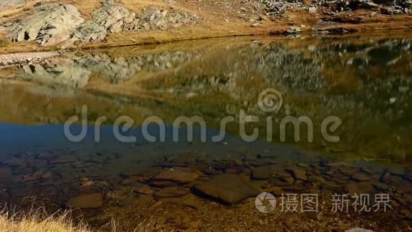 意大利塞雷索洛西湖时间推移视频