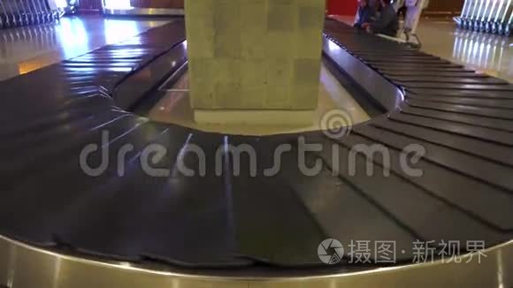 空机场行李托运行李视频