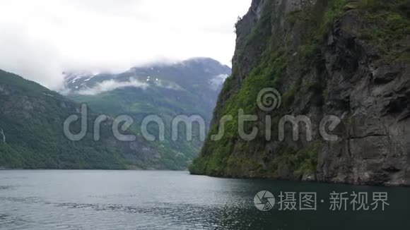 格朗格峡湾全景视频