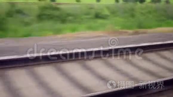 移动列车的视角镜头视频