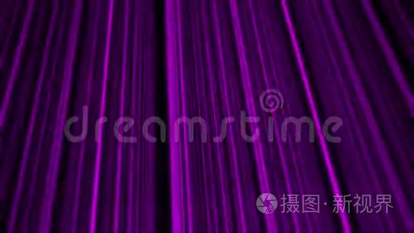 3发光紫色线动画VJ循环运动背景