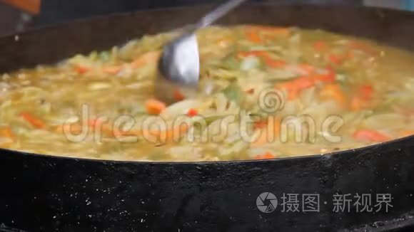 阿根廷美食的典型菜盘视频