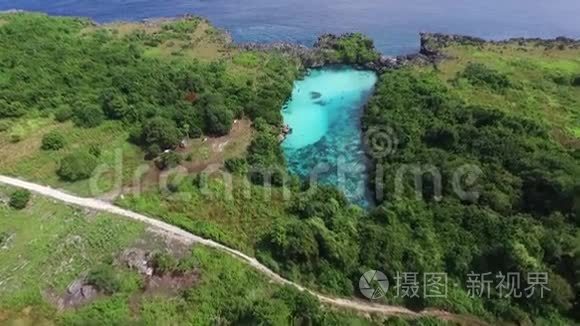 印度尼西亚苏姆巴岛周古里泻湖视频