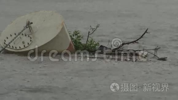 意大利都灵下大雨