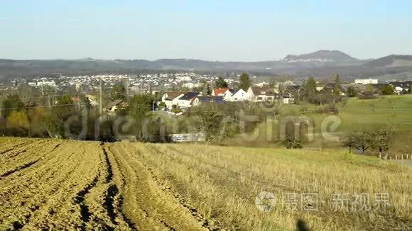 德国城市埃斯林根的全景视频