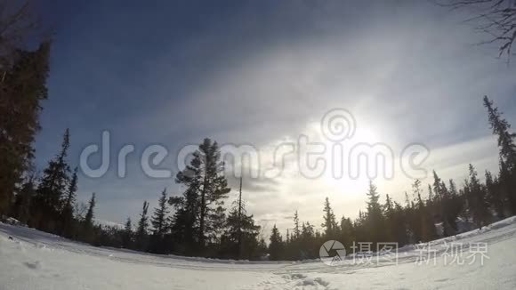 瑞典越野滑雪时间流逝