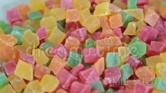 旋转Gummi糖果