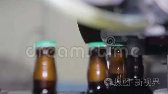 啤酒厂瓶装啤酒自动生产线视频