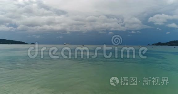 从普吉的巴通海滩俯瞰安达曼海视频