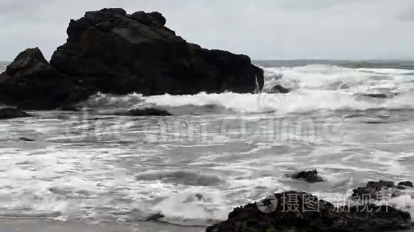 北加利福尼亚海滩冲浪日视频