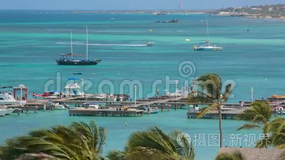 阿鲁巴旅游海滩景点视频