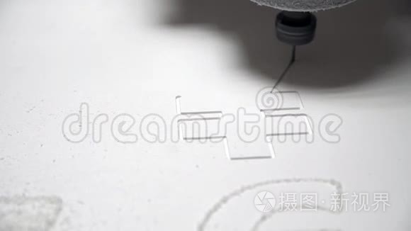 铣切割机用塑料货币切割绘图机视频