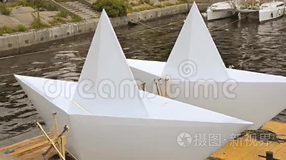 大型纸船模型视频