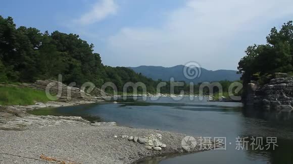 荔枝埠山那加托河晴天视频