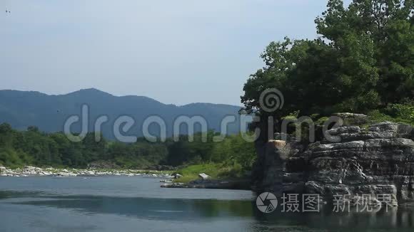 荔枝埠山那加托河晴天视频