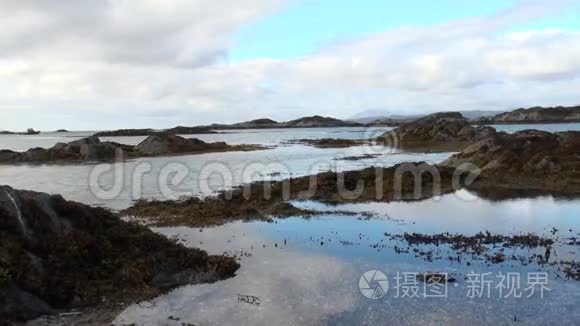 苏格兰西部高地的海景视频