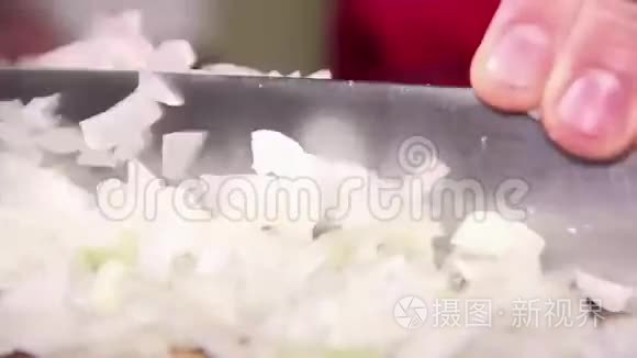 切洋葱煮饭视频