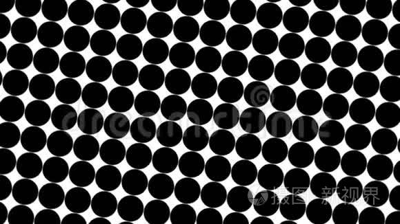 大的黑色圆点-简单的复古图案的创意,3d渲染,黑色圆点在白色背景短